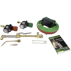 Oxygen/Acetylene Torch Kits; Outfit Type: Welding Outfit; Application: Cutting, Welding; Cutting Depth: 8 in; Material: Brass