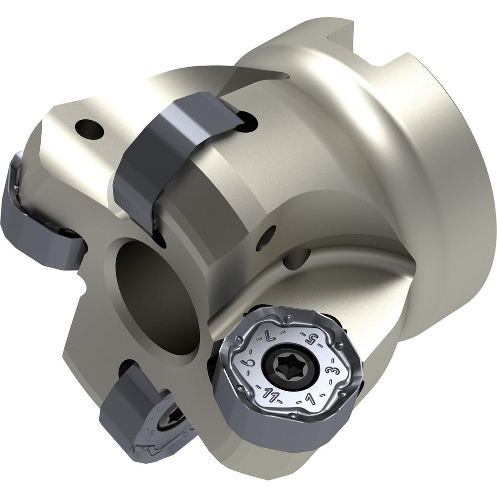 Indexable Chamfer & Angle Face Mills; Minimum Cutting Diameter (Decimal Inch): 2.0000; Minimum Cutting Diameter (Inch): 2; Maximum Cutting Diameter (Decimal Inch): 2.3544; Maximum Depth of Cut (Decimal Inch): 0.1300