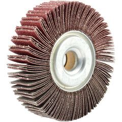 Unmounted Flap Wheels; Abrasive Type: Coated; Abrasive Material: Aluminum Oxide; Outside Diameter (Inch): 6; Face Width (Inch): 1-1/2; Center Hole Size (Inch): 1; Grade: Coarse; Grit: 60