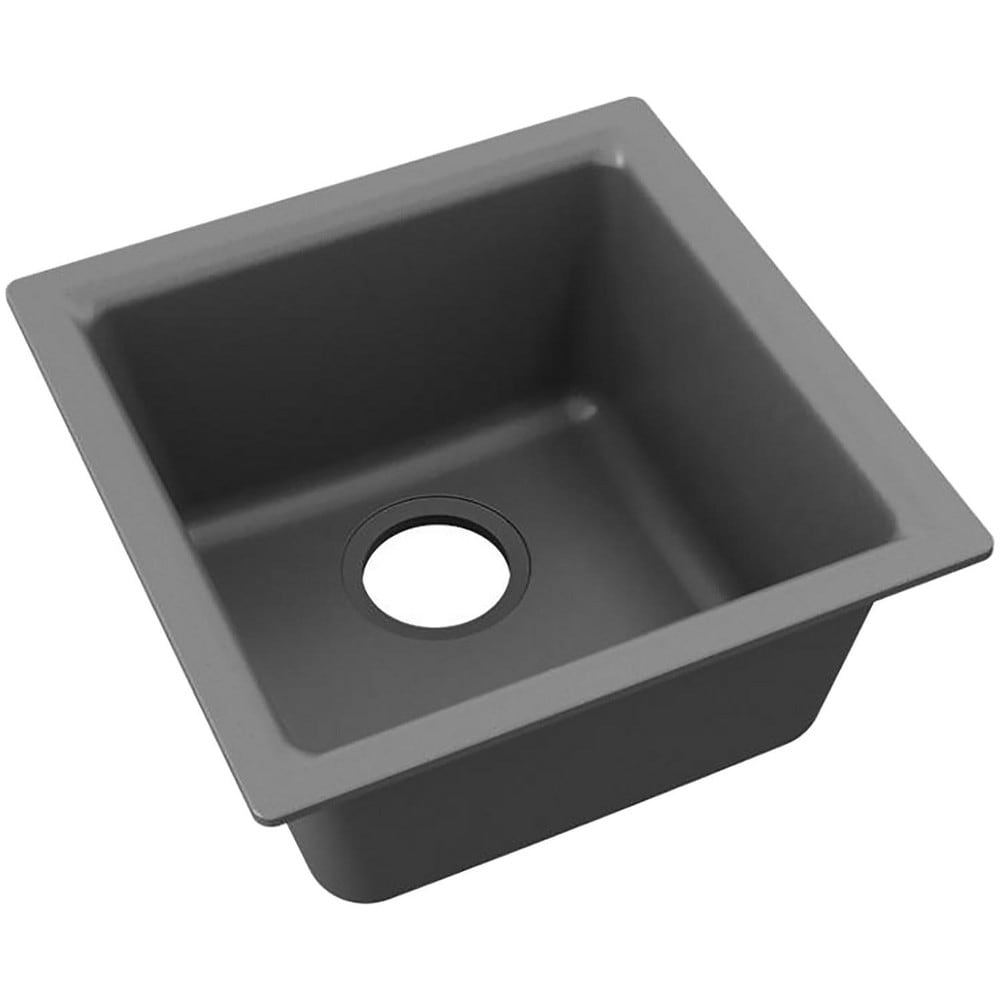 Sinks; Type: Undermount, Drop-In; Mounting Location: Countertop; Number Of Bowls: 1; Material: Quartz; Faucet Included: No; Faucet Type: No Faucet; Depth (Inch): 7-11/16; Valve Design: No Valve