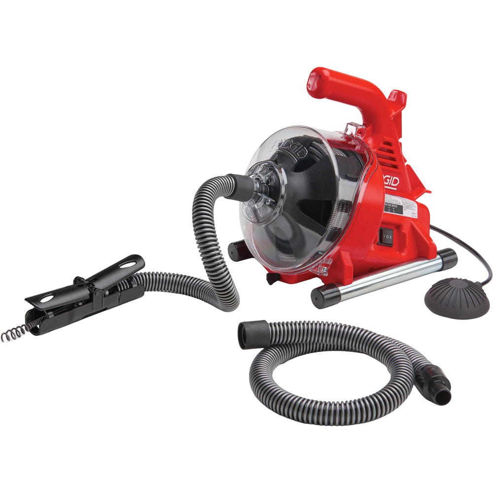 Electric & Gas Drain Cleaning Machines; Machine Type: Sink; For Use With: Drain Lines; For Minimum Pipe Size: 0.75 in; For Maximum Pipe Size: 2 in; Overall Length: 17.00 in; Overall Width: 13 in; Overall Depth: 14 in; Cable Length: 30.000