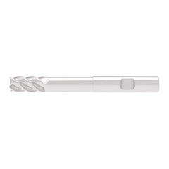 Corner Radius End Mill: 20.00 mm Dia, 42.00 mm LOC, 1.00 mm Radius, 4 Flute, Solid Carbide