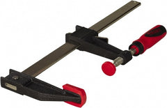 Steel Bar Clamp: 30" Capacity, 3" Throat Depth, 1,100 lb Clamp Pressure, 34" OAL