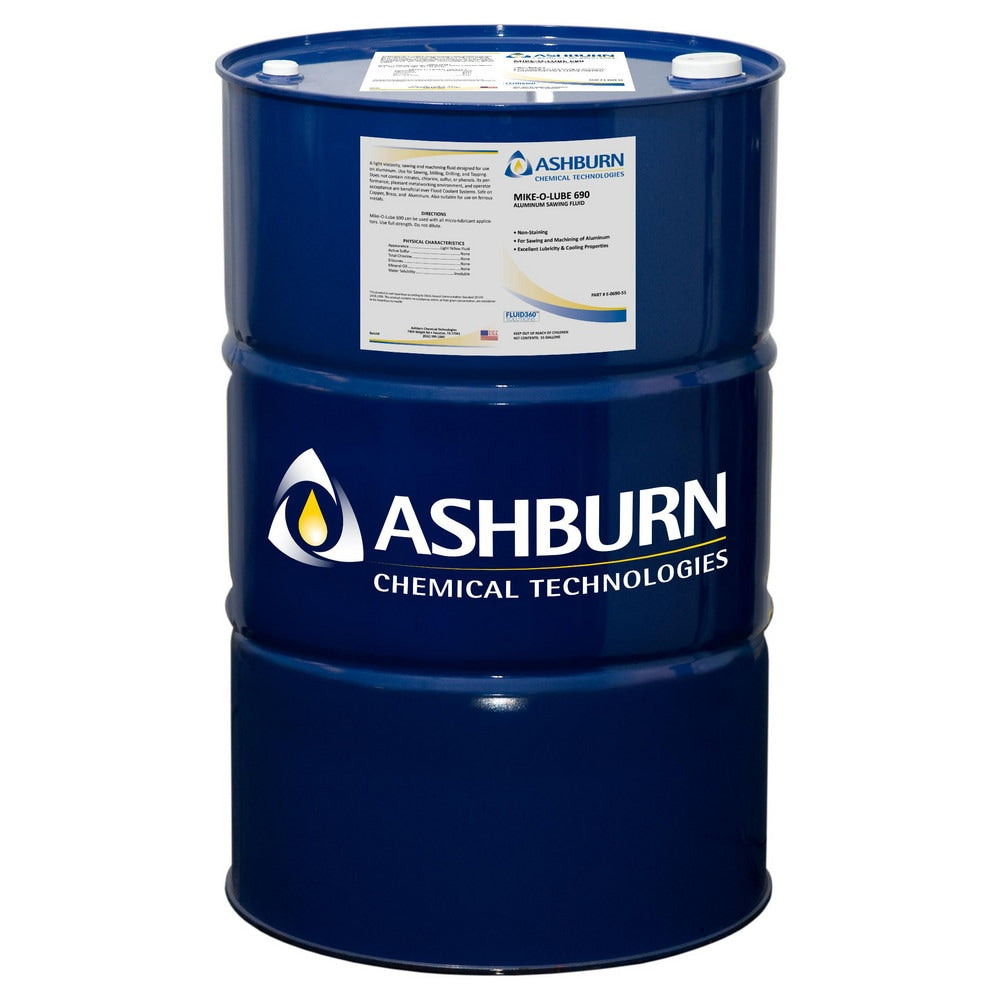 Cutting Fluid: Ashburn Liquid, 55 gal Drum