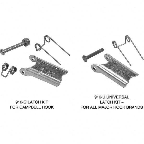 Lifting Aid Accessories; Type: Locking Latch Kit; For Use With: Hook Sizes 4-24