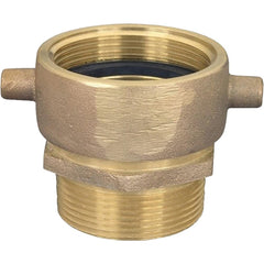 Brass & Chrome Pipe Fittings; Fitting Type: Male Swivel Adapter; Fitting Size: 1-1/2; End Connections: MNPSH x MNPT; Material Grade: 360; Connection Type: Threaded; Pressure Rating (psi): 175; Fitting Shape: Straight; Thread Standard: NPSH, NPT