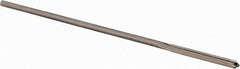 Chucking Reamer: 5/64" Dia, 3" OAL, 3/4" Flute Length, Straight-Cylindrical Shank, HSS