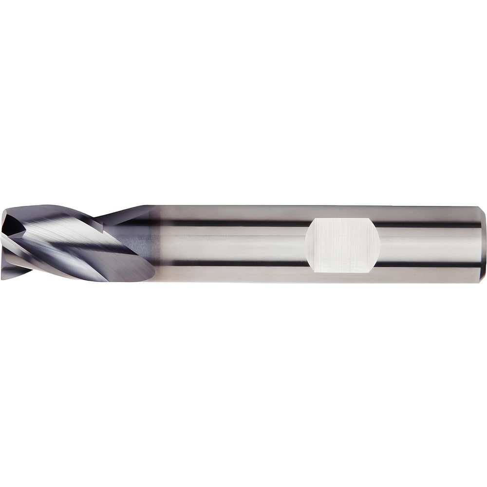 Corner Radius End Mill: 4 mm Dia, 5.00 mm LOC, 0.25 mm Radius, 3 Flute, Solid Carbide