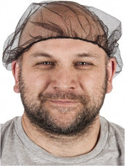 Hairnet:  Brown,  Size 28 in