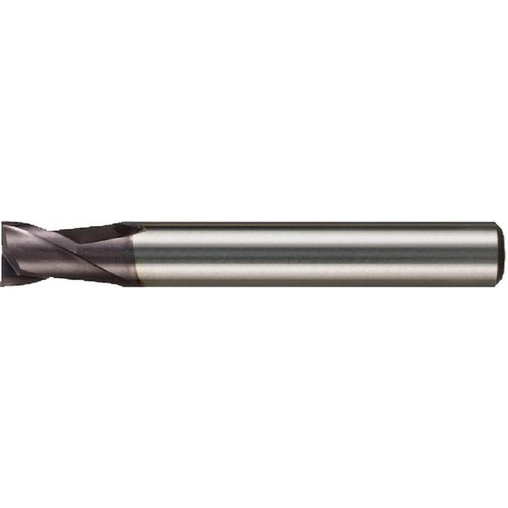 Square End Mill: 4.00 mm Dia, 4.00 mm LOC, 2 Flute, Solid Carbide