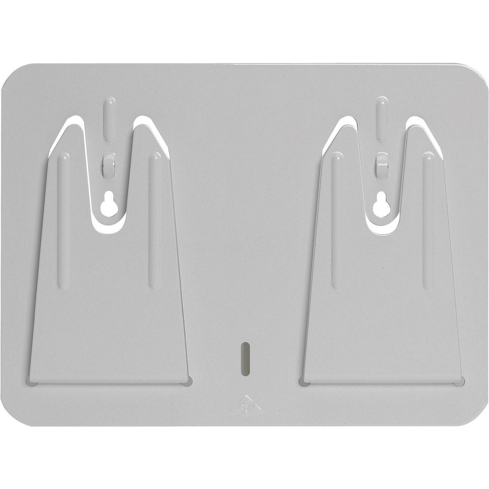 Multi-Plate Wiper Dispenser Box Mounting Plate, White