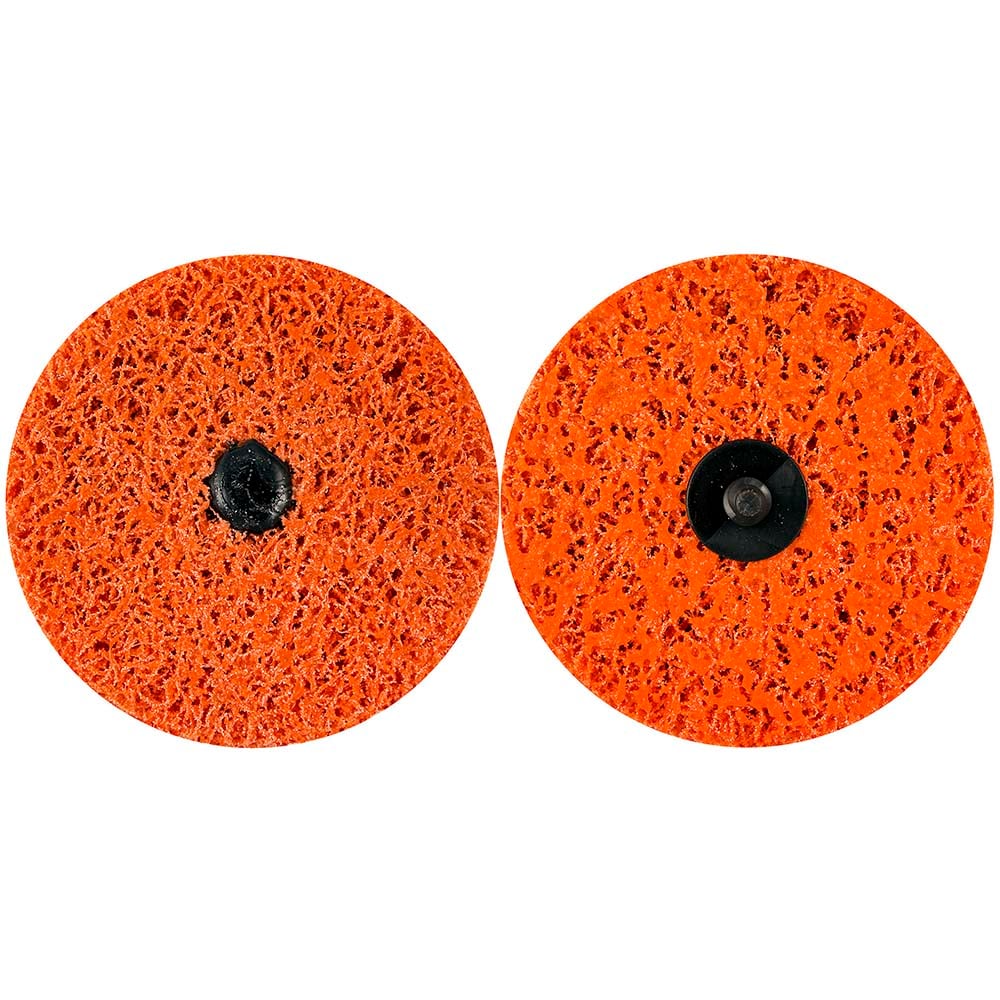 Quick-Change Disc: TR+, 4" Dia, Premium Ceramic Alumina, Non-Woven