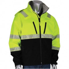 Work Jacket: Size 3X-Large, Polyester, Zipper Closure