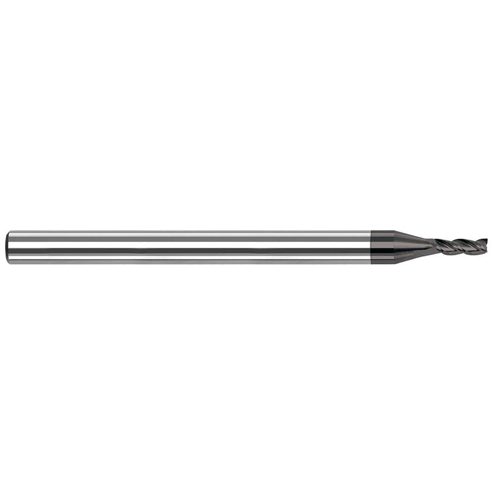 Square End Mill: 1/8" Dia, 3 Flute, Solid Carbide