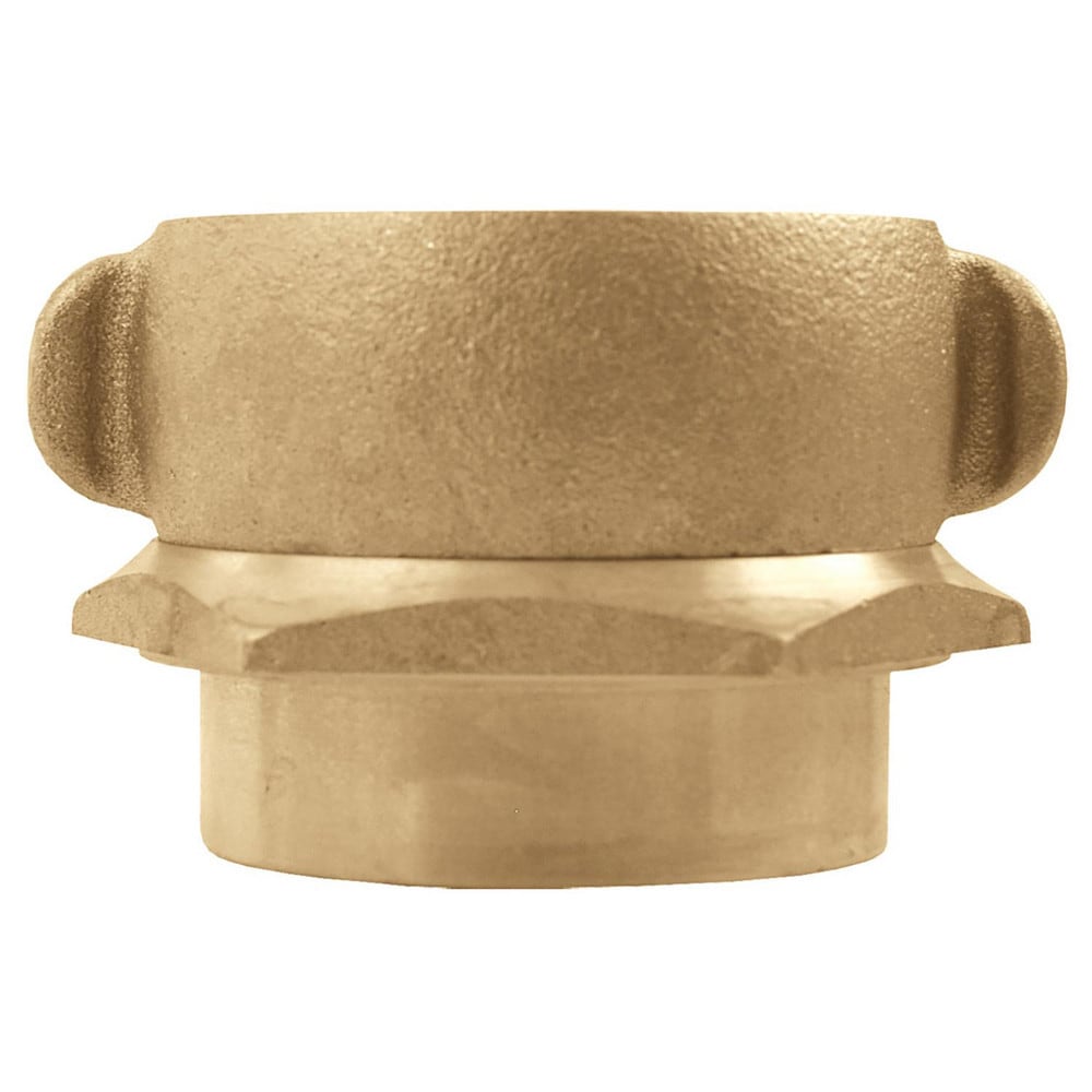 Brass & Chrome Pipe Fittings; Fitting Type: Female Swivel Adapter; Fitting Size: 1-1/2; End Connections: FNST x FNPT, Threaded; Material Grade: 360; Connection Type: Threaded; Pressure Rating (psi): 175; Fitting Shape: Straight; Thread Standard: NPT, NST