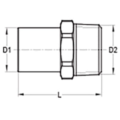 Brand: Merit Brass / Part #: MB22950