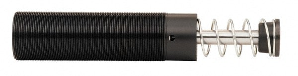 Male Button Shock Absorber: 0.13" Rod Dia, 0.33" OD, 0.4" Stroke, M12 x 1 Thread