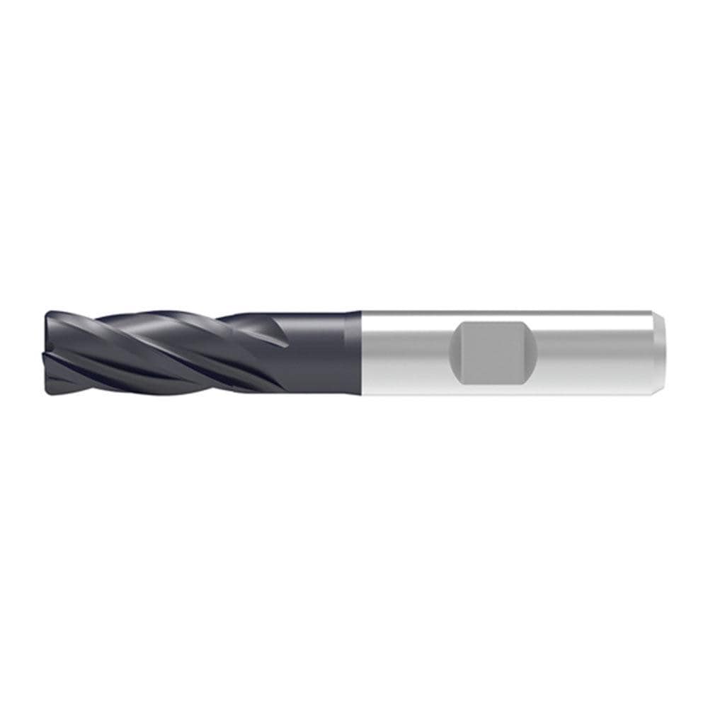 Corner Radius End Mill: 20.00 mm Dia, 38.00 mm LOC, 1.50 mm Radius, 4 Flute, Solid Carbide