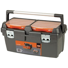 Tool Boxes, Cases & Chests; Locking Mechanism: Padlock Hasp; Color: Black, Orange; Material: Polypropylene