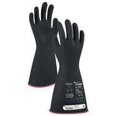 Rubber Linesman Gloves: Pulse Pulse, Size X-Large, 14" Long