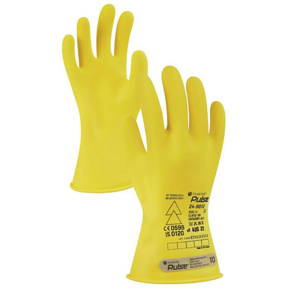 Rubber Linesman Gloves: Pulse Pulse, Size 2X-Large, 11" Long