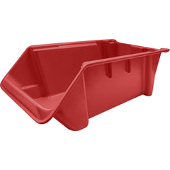 Bins; Bin Style: Hopper Front; Shape: Rectangle; Overall Width (Inch): 12; Overall Length (Inch): 24; Overall Height (Inch): 8; Load Capacity (Lb.