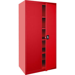 Steel Lockable Welded Storage Cabinet Cabinet: 36" Wide, 24" Deep, 72" High