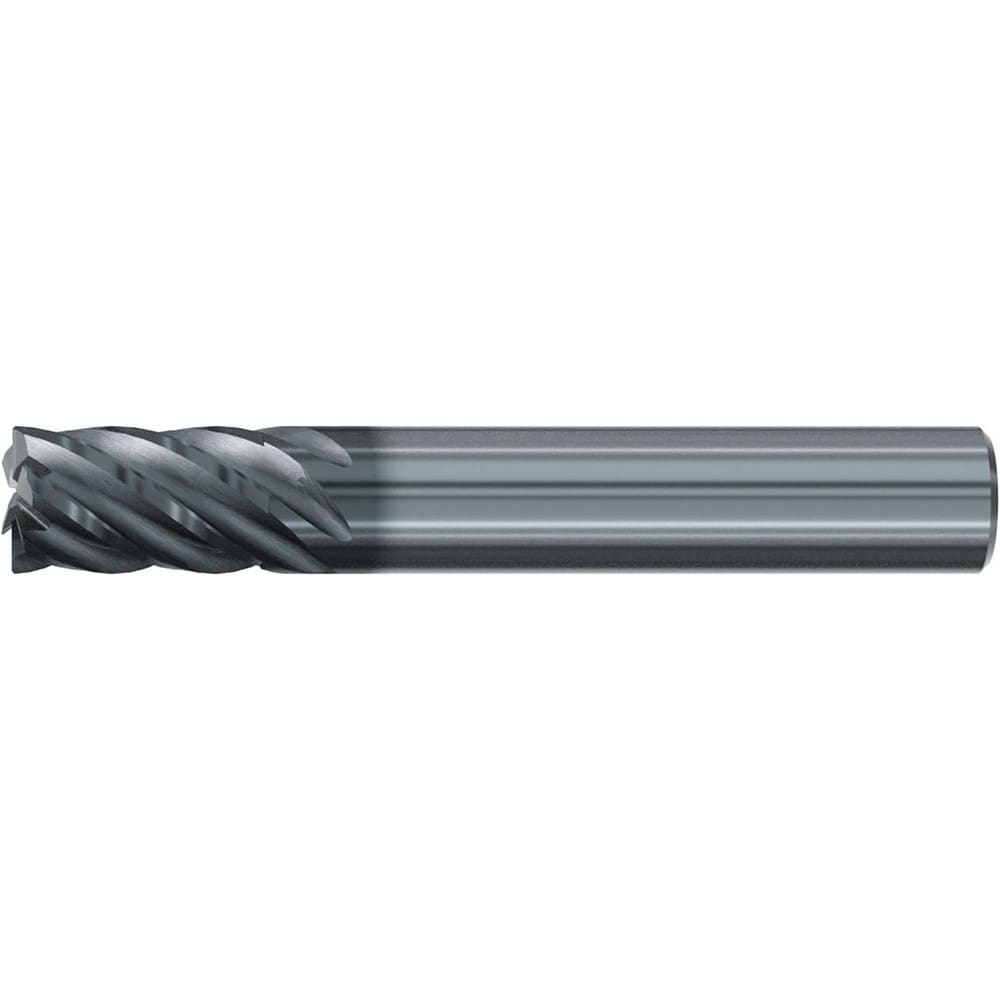 Roughing & Finishing End Mills; Mill Diameter (Fractional Inch): 3/4; Flute Type: Spiral; Number Of Flutes: 6; End Mill Material: Solid Carbide; Length of Cut (Inch): 1; Coating/Finish: AlCr