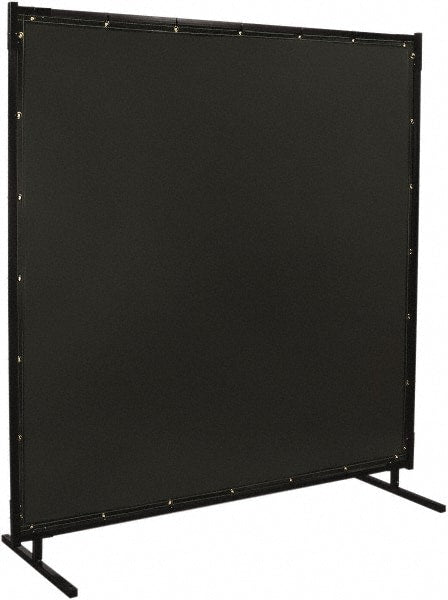 6' Wide x 6' High, 14mm Thickness, Transparent Vinyl Portable Welding Screen