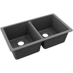 Sinks; Type: Undermount; Mounting Location: Countertop; Number Of Bowls: 2; Material: Quartz; Faucet Included: No; Faucet Type: No Faucet; Valve Design: No Valve