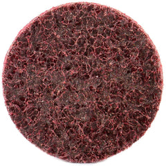 Hook & Loop Disc: 12" Dia, Non-Woven, Aluminum Oxide