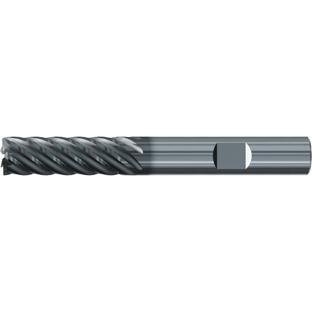 Roughing & Finishing End Mills; Mill Diameter (Fractional Inch): 3/4; Flute Type: Spiral; Number Of Flutes: 7; End Mill Material: Solid Carbide; Length of Cut (Inch): 2-1/4; Coating/Finish: AlCr