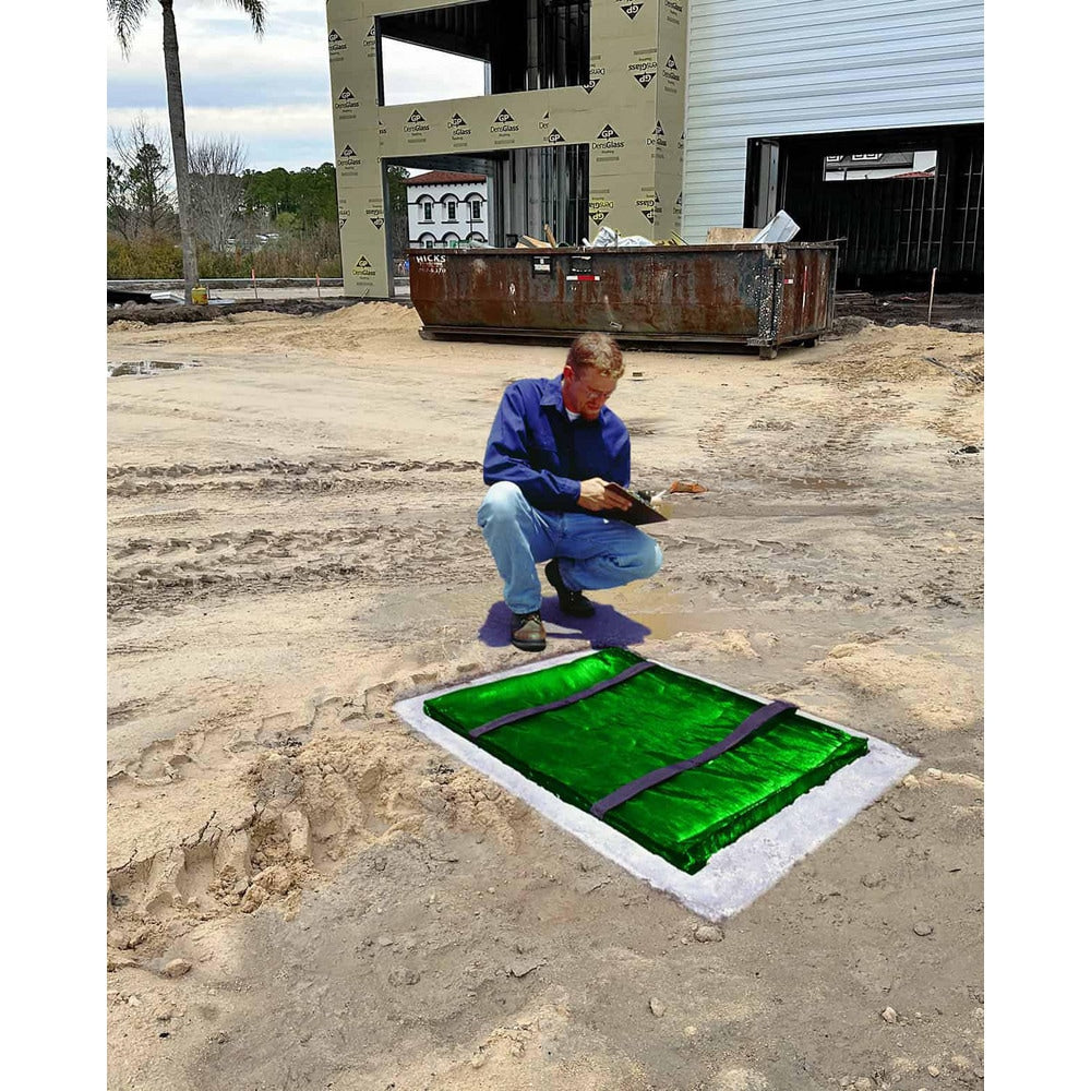 Drain Guards, Seals & Inserts; Application: Construction sites and othre areas with large amount of pollutants; Type: Grate Guard; Product Type: Sewer Drain Grate Guards; Overall Length: 28.00 in; Overall Width: 28 in; Material: Polypropylene Fabric