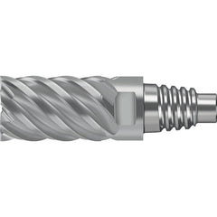 Square End Mill Heads; Mill Diameter (Decimal Inch): 0.3937; Mill Diameter (mm): 10.00; Length of Cut (mm): 15.0000; Connection Type: E10; Overall Length (Decimal Inch): 1.3031