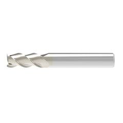 Corner Radius End Mill: 5.00 mm Dia, 5.50 mm LOC, 0.60 mm Radius, 3 Flute, Solid Carbide