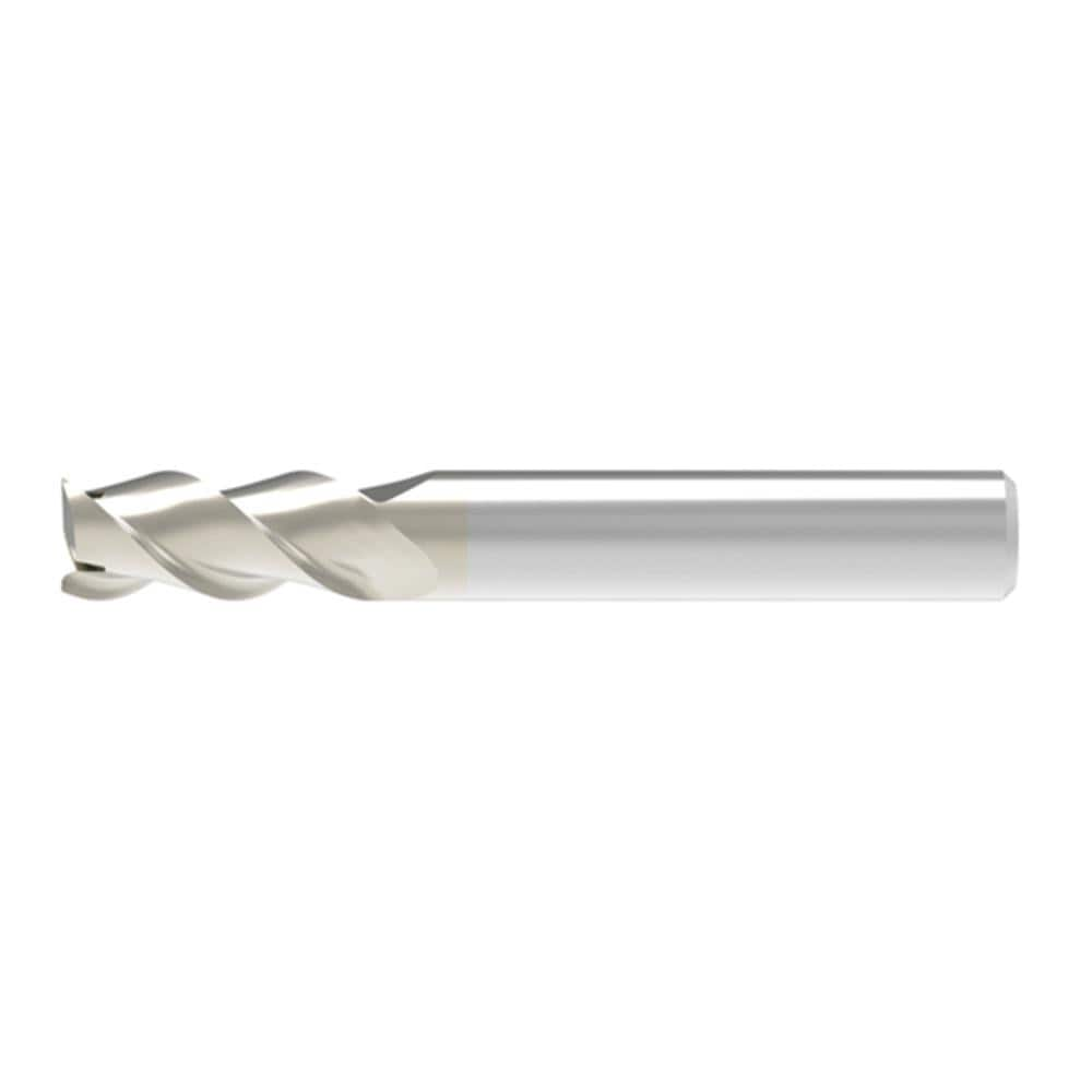 Corner Radius End Mill: 5.00 mm Dia, 5.50 mm LOC, 0.40 mm Radius, 3 Flute, Solid Carbide