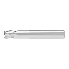 Corner Radius End Mill: 5.00 mm Dia, 5.50 mm LOC, 0.40 mm Radius, 3 Flute, Solid Carbide