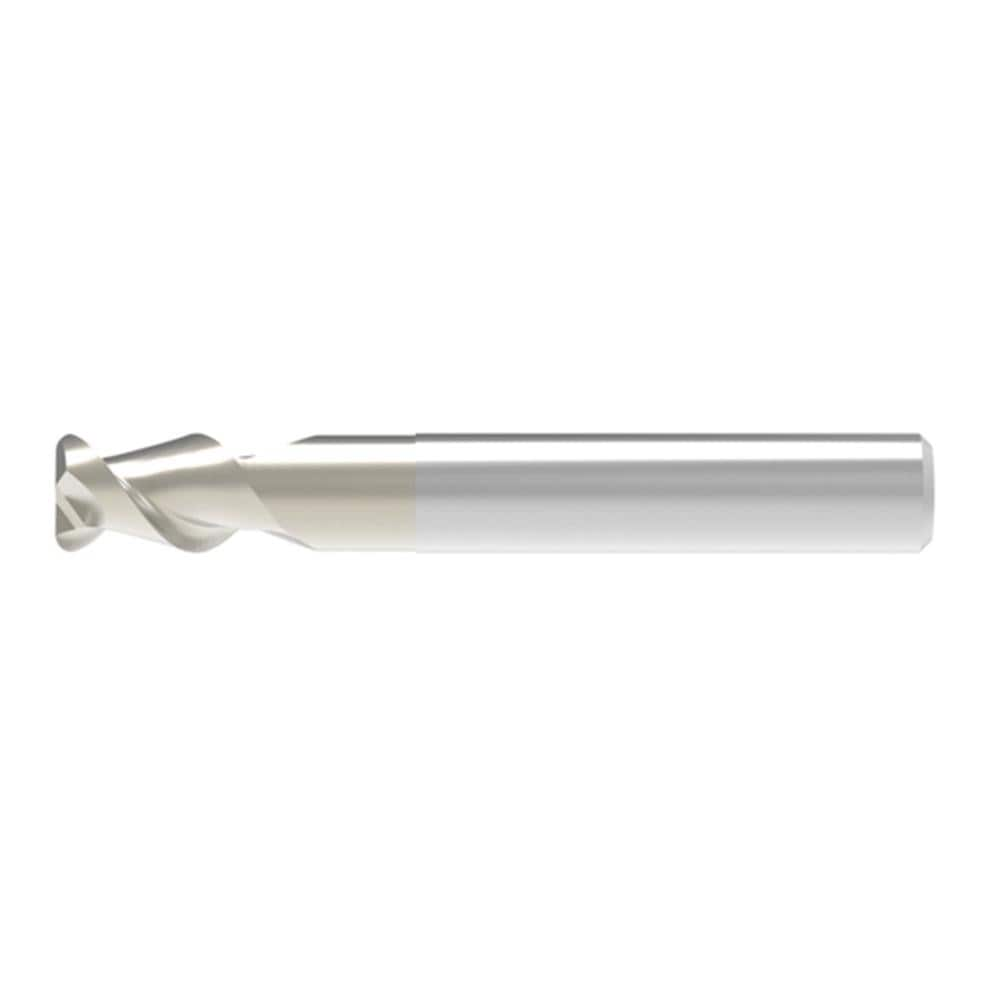 Corner Radius End Mill: 6.00 mm Dia, 10.00 mm LOC, 0.50 mm Radius, 2 Flute, Solid Carbide