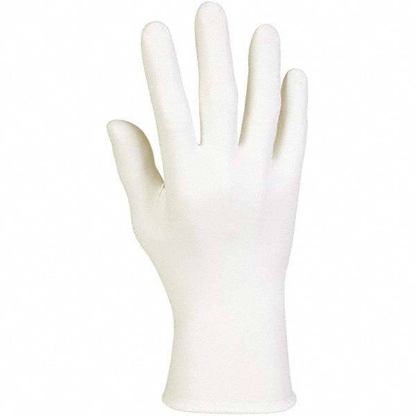 Disposable Gloves: Size Medium, 6.3 mil, Nitrile, Cleanroom Grade, Powder-Free