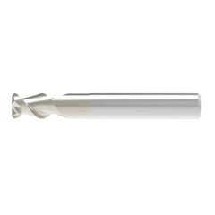 Corner Radius End Mill: 6.00 mm Dia, 10.00 mm LOC, 1.00 mm Radius, 2 Flute, Solid Carbide