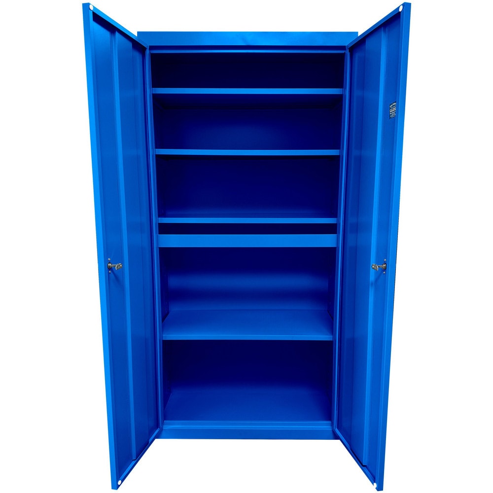 Steel Steel Storage Cabinet Cabinet: 24" Wide, 18" Deep, 72" High