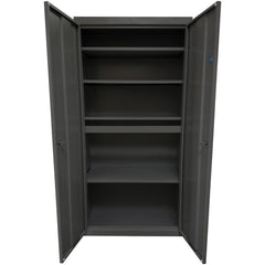 Steel Steel Storage Cabinet Cabinet: 36" Wide, 18" Deep, 78" High