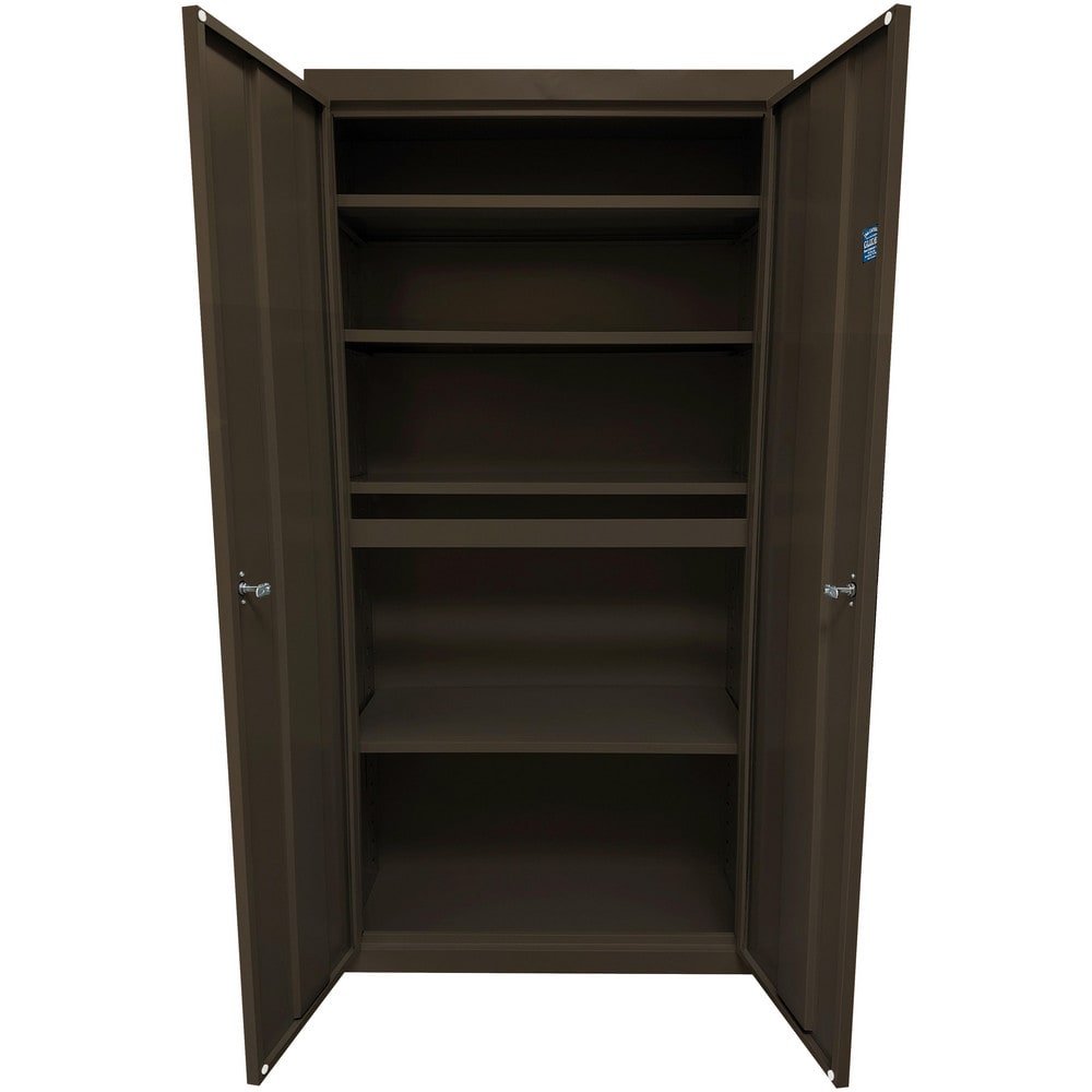 Steel Steel Storage Cabinet Cabinet: 36" Wide, 18" Deep, 72" High