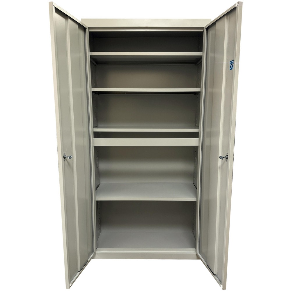 Steel Steel Storage Cabinet Cabinet: 36" Wide, 24" Deep, 72" High