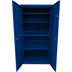 Steel Steel Storage Cabinet Cabinet: 30" Wide, 18" Deep, 72" High