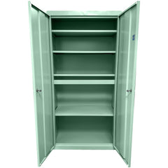 Steel Steel Storage Cabinet Cabinet: 24" Wide, 18" Deep, 72" High