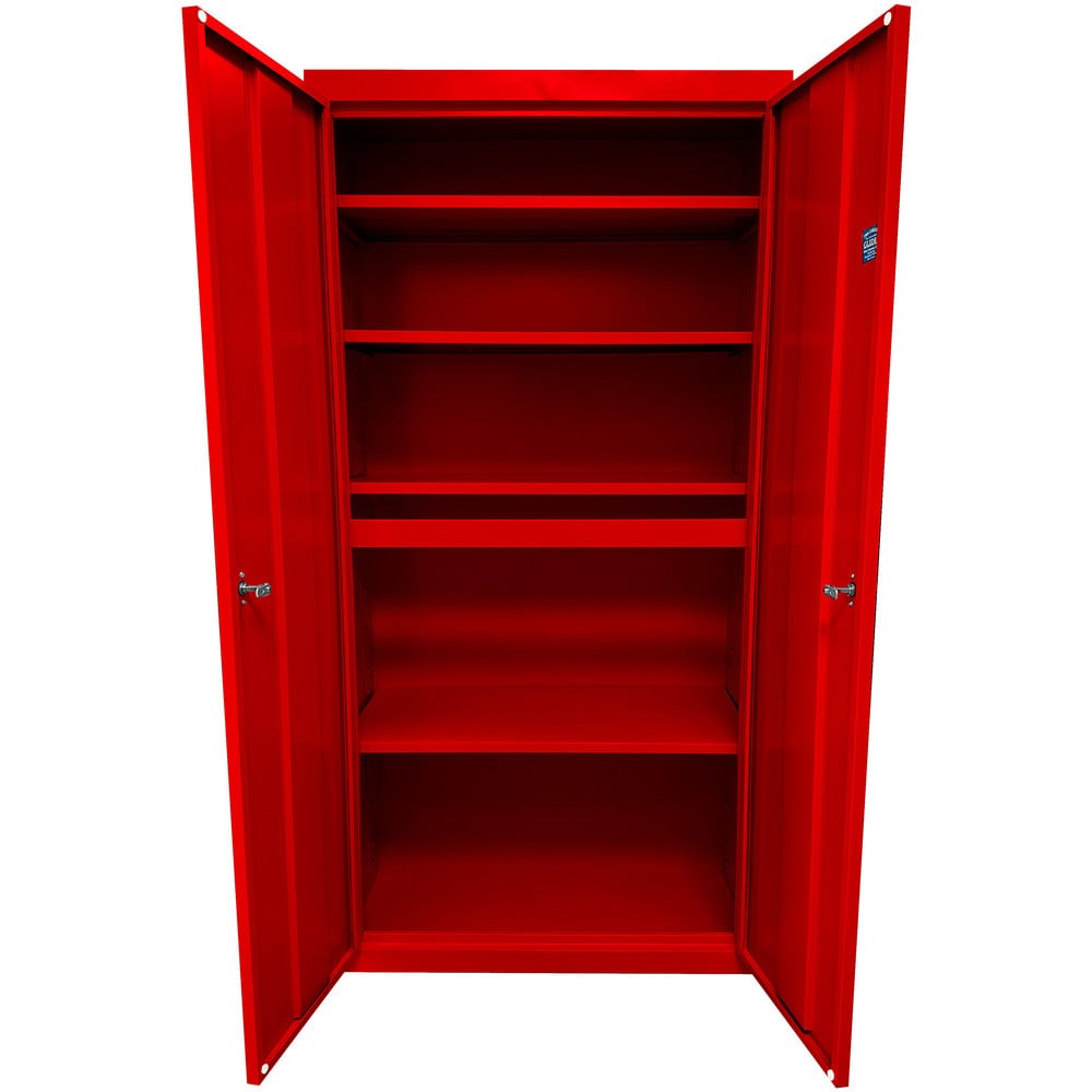 Steel Steel Storage Cabinet Cabinet: 36" Wide, 24" Deep, 78" High