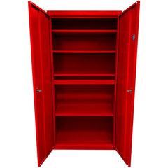 Steel Steel Storage Cabinet Cabinet: 36" Wide, 24" Deep, 72" High