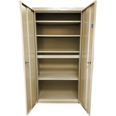 Steel Steel Storage Cabinet Cabinet: 36" Wide, 24" Deep, 72" High