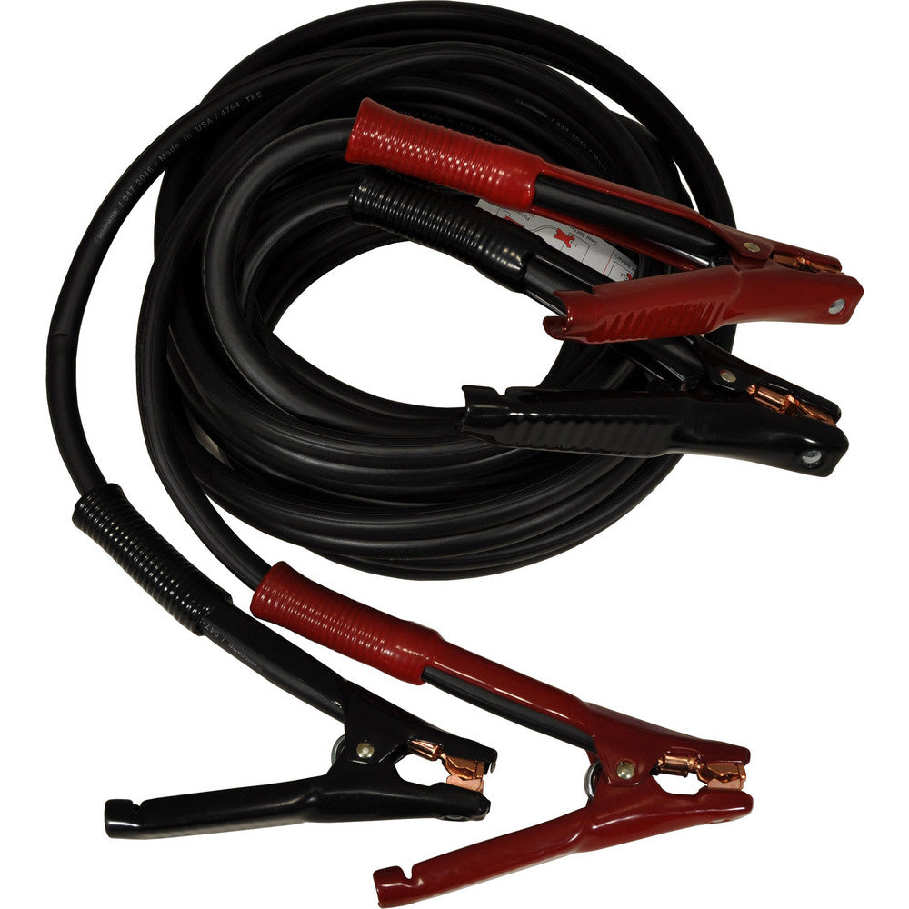 Booster Cables; Cable Type: Booster Cable; Wire Gauge: 1/0 AWG; Wire Material: Copper; Cable Length: 20.000; Function: Extra Heavy-Duty Booster Cable; Cable Color: Red, Black